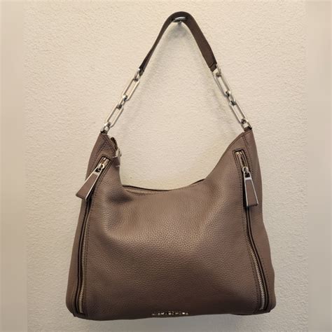 michael kors brooklyn cinder|Michael Kors pebble shoulder bag.